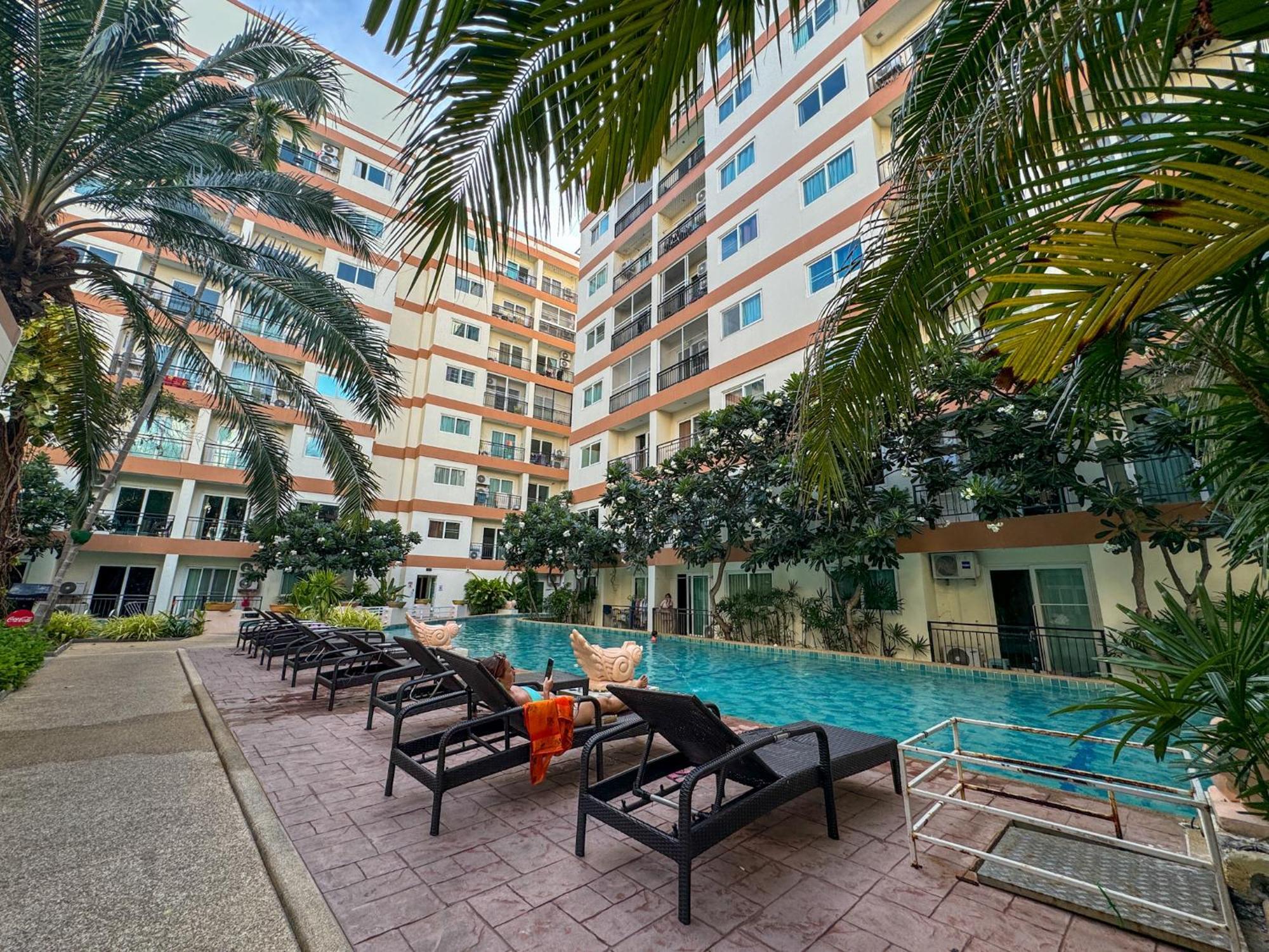 卧室直达泳池 全网最低价 到中天海滩5分钟 Jomtien Beach Exterior photo