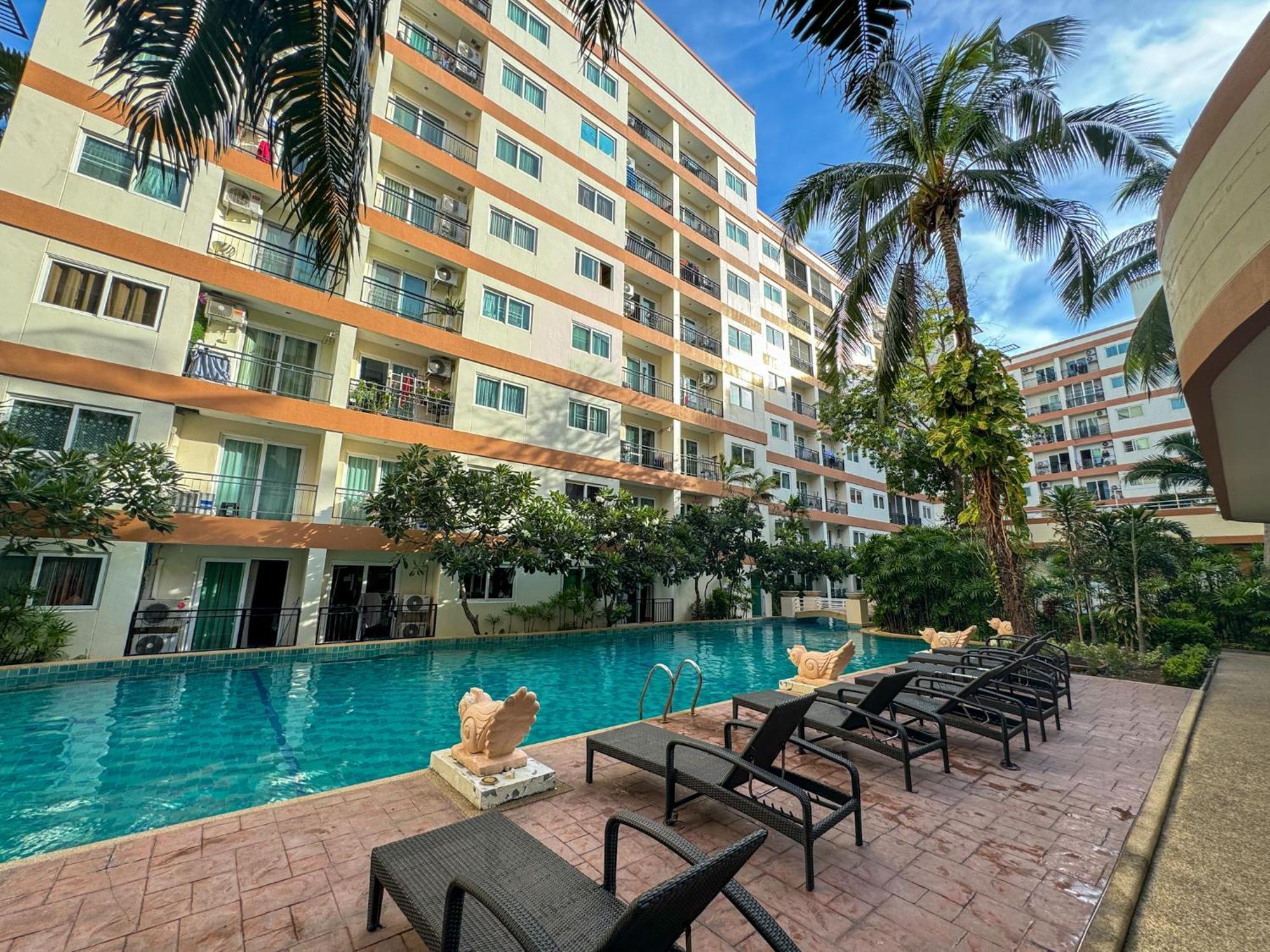 卧室直达泳池 全网最低价 到中天海滩5分钟 Jomtien Beach Exterior photo